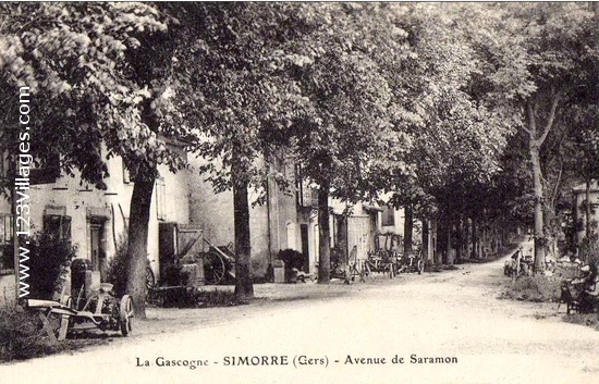 Carte postale de Simorre