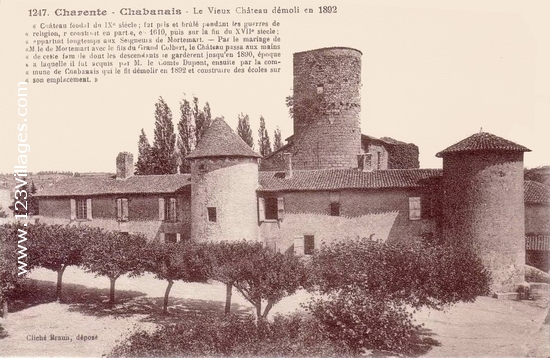 Carte postale de Chabanais