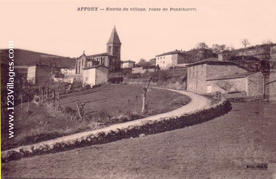 Carte postale de Affoux