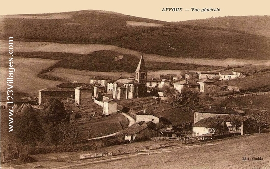 Carte postale de Affoux