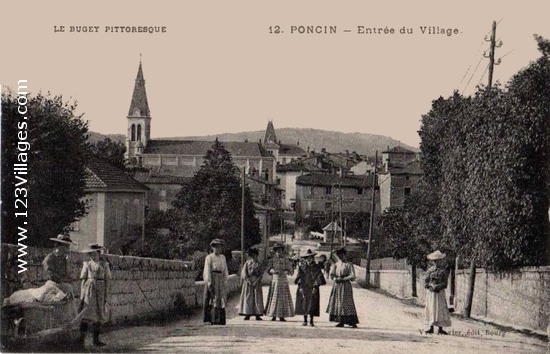 Carte postale de Poncin