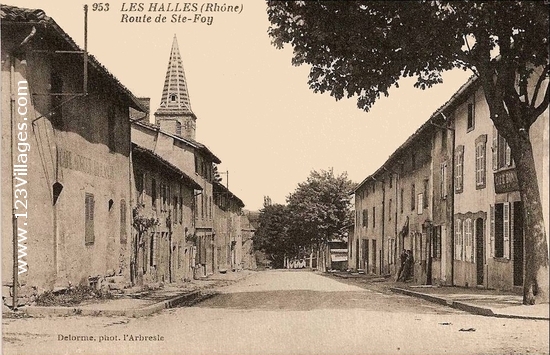 Carte postale de Les Halles