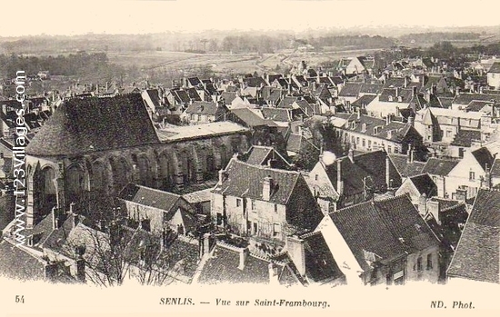 Carte postale de Senlis