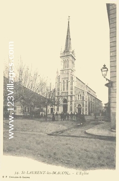 Carte postale de Saint-Laurent-sur-Saône