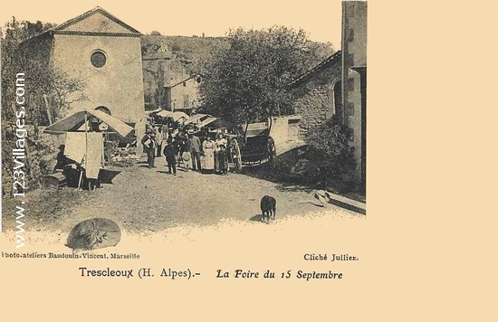 Carte postale de Trescléoux