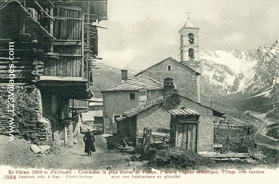 Carte postale de Saint-Véran