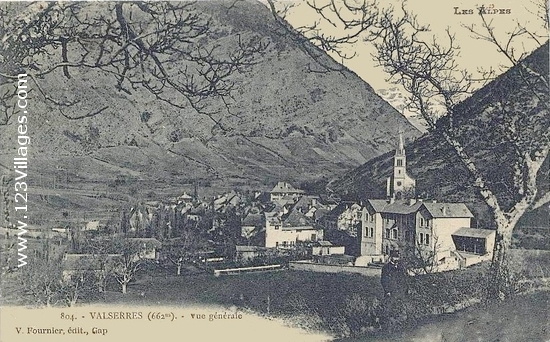 Carte postale de Valserres