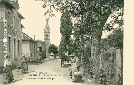 Carte postale de Bévenais