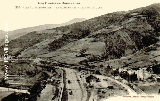 Carte postale de Amélie-les-Bains-Palalda