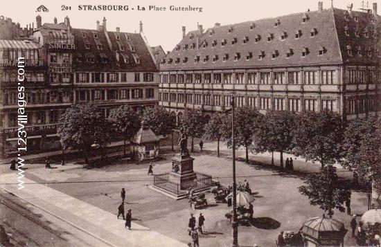 Carte postale de Strasbourg
