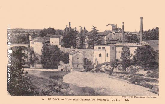 Carte postale de Ruoms