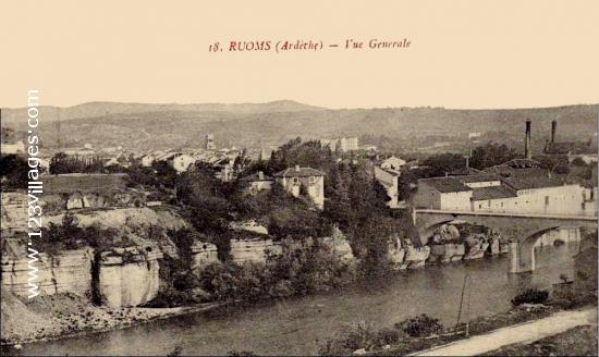 Carte postale de Ruoms