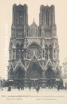 Carte postale de Reims