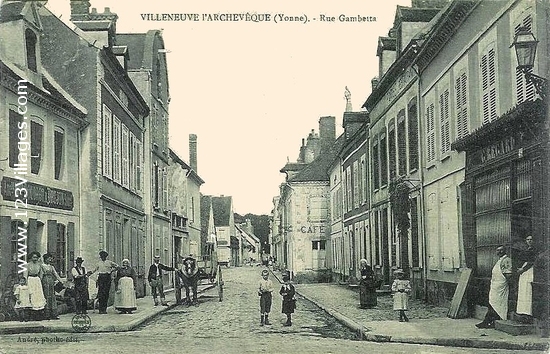 Carte postale de Villeneuve-l Archevêque