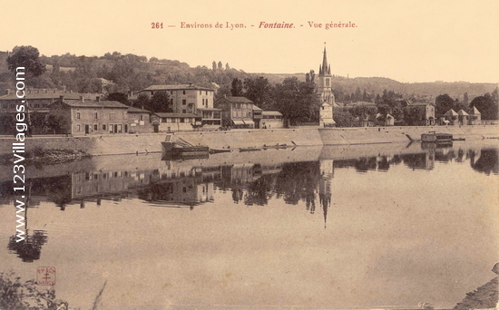 Carte postale de Fontaines-sur-Saône