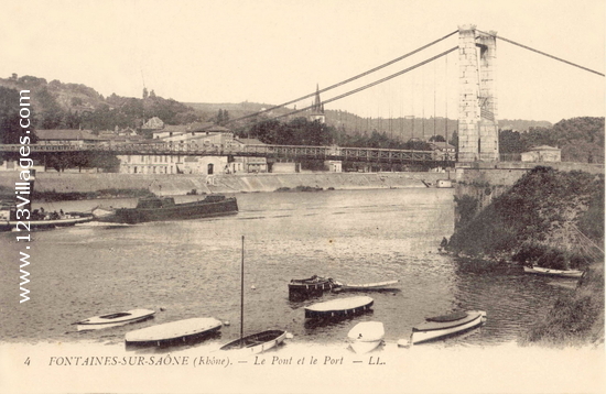 Carte postale de Fontaines-sur-Saône