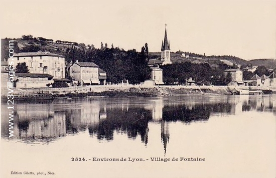 Carte postale de Fontaines-sur-Saône