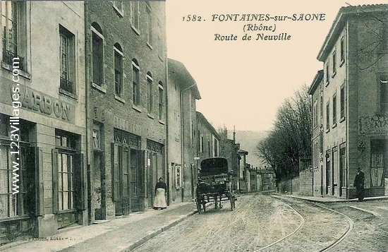 Carte postale de Fontaines-sur-Saône