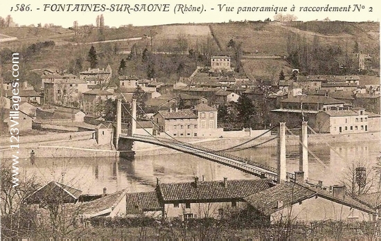 Carte postale de Fontaines-sur-Saône