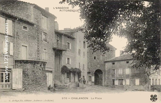 Carte postale de Chalencon