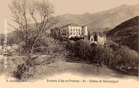 Carte postale de Vauvenargues