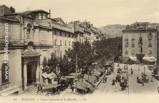 Carte postale de Toulon