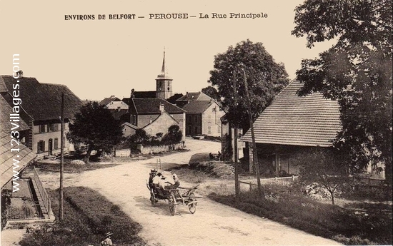 Carte postale de Pérouse