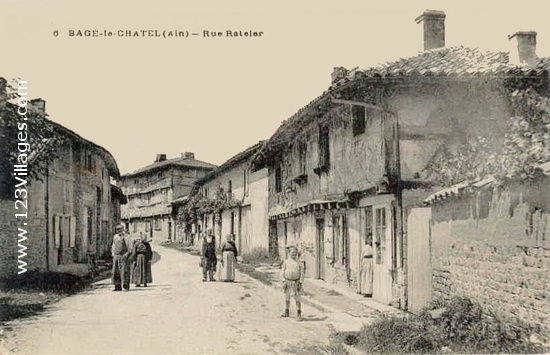 Carte postale de Bâgé-le-Châtel