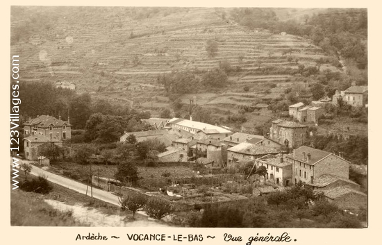 Carte postale de Vocance