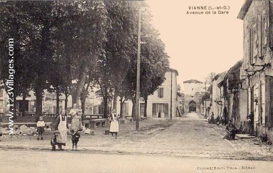 Carte postale de Vianne