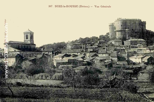 Carte postale de Suze-la-Rousse