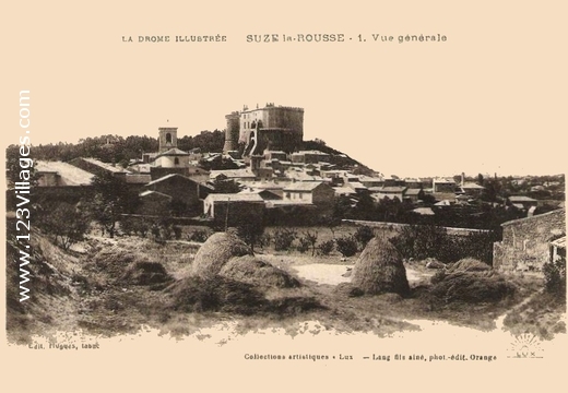 Carte postale de Suze-la-Rousse