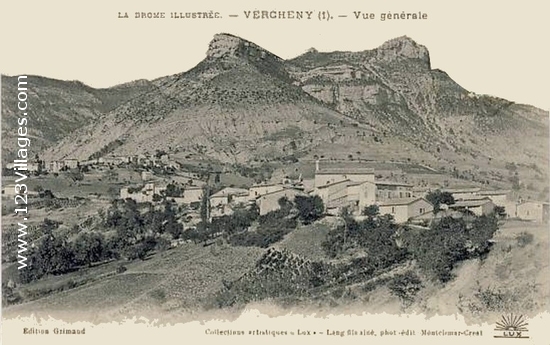 Carte postale de Vercheny