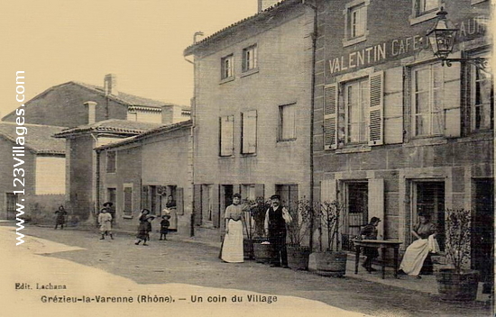 Carte postale de Grézieu-la-Varenne