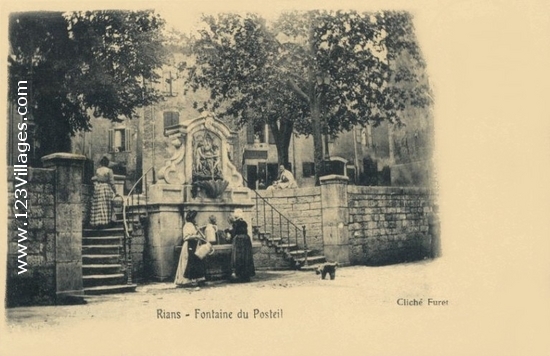 Carte postale de Rians