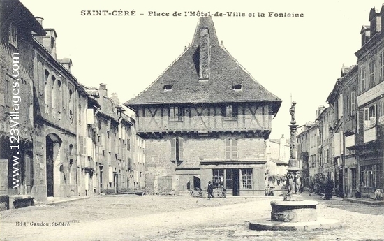 Carte postale de Saint-Céré