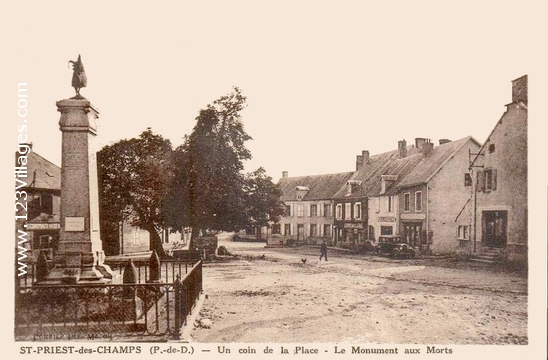 Carte postale de Saint-Priest-des-Champs