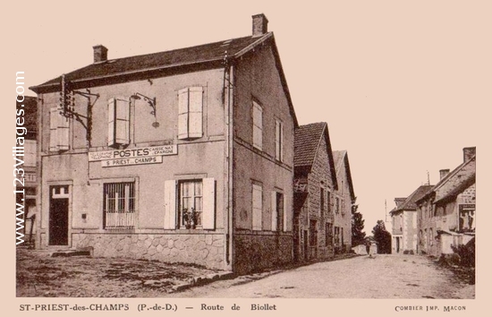 Carte postale de Saint-Priest-des-Champs