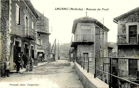 Carte postale de Laurac-en-Vivarais