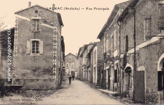 Carte postale de Laurac-en-Vivarais