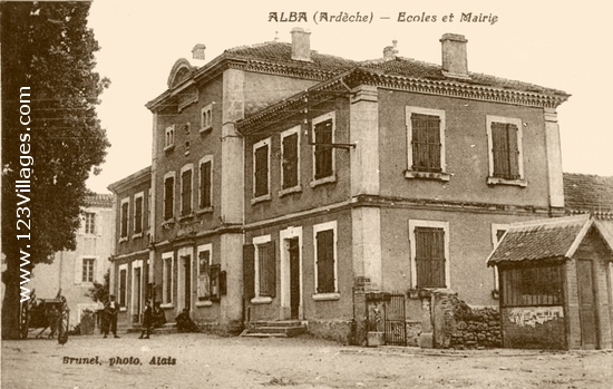 Carte postale de Alba-la-Romaine