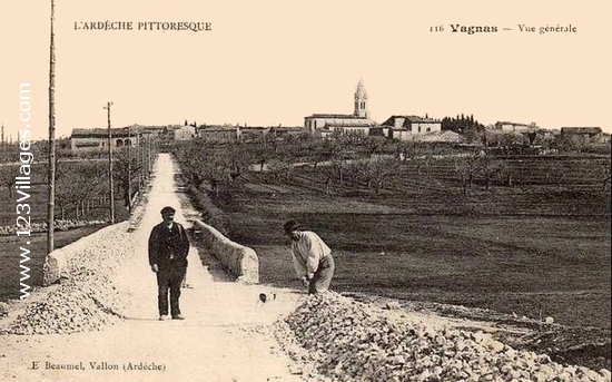 Carte postale de Vagnas