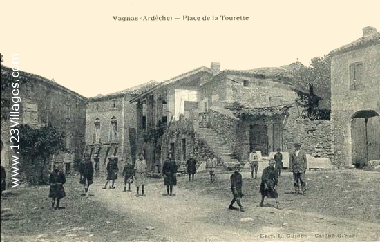 Carte postale de Vagnas