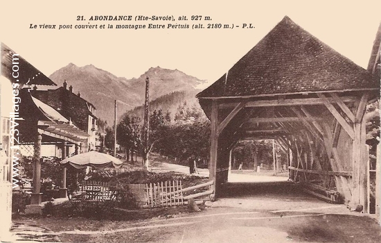 Carte postale de Abondance