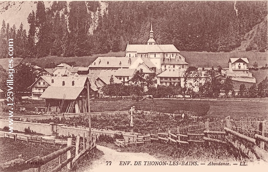 Carte postale de Abondance