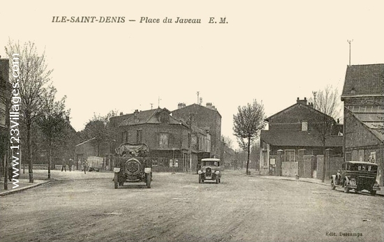 Carte postale de île-Saint-Denis