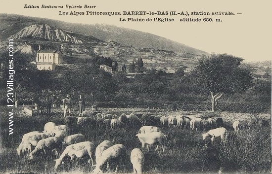 Carte postale de Barret le bas