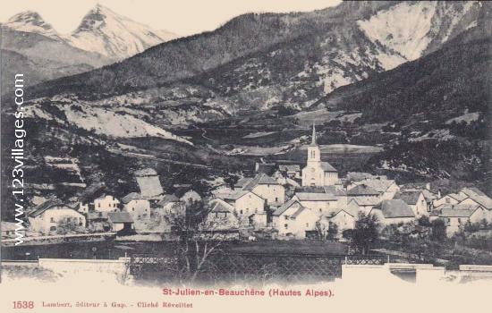 Carte postale de Saint-Julien-en-Beauchêne