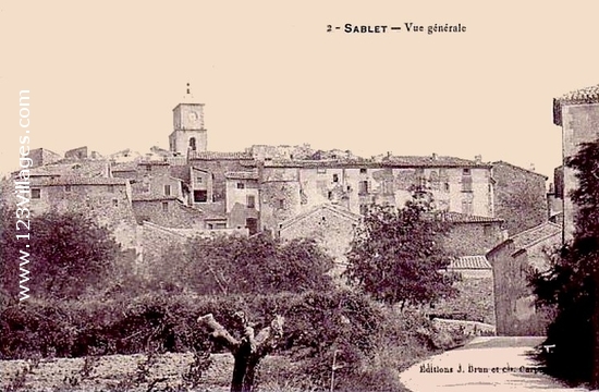 Carte postale de Sablet