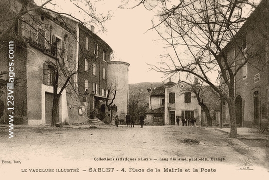 Carte postale de Sablet